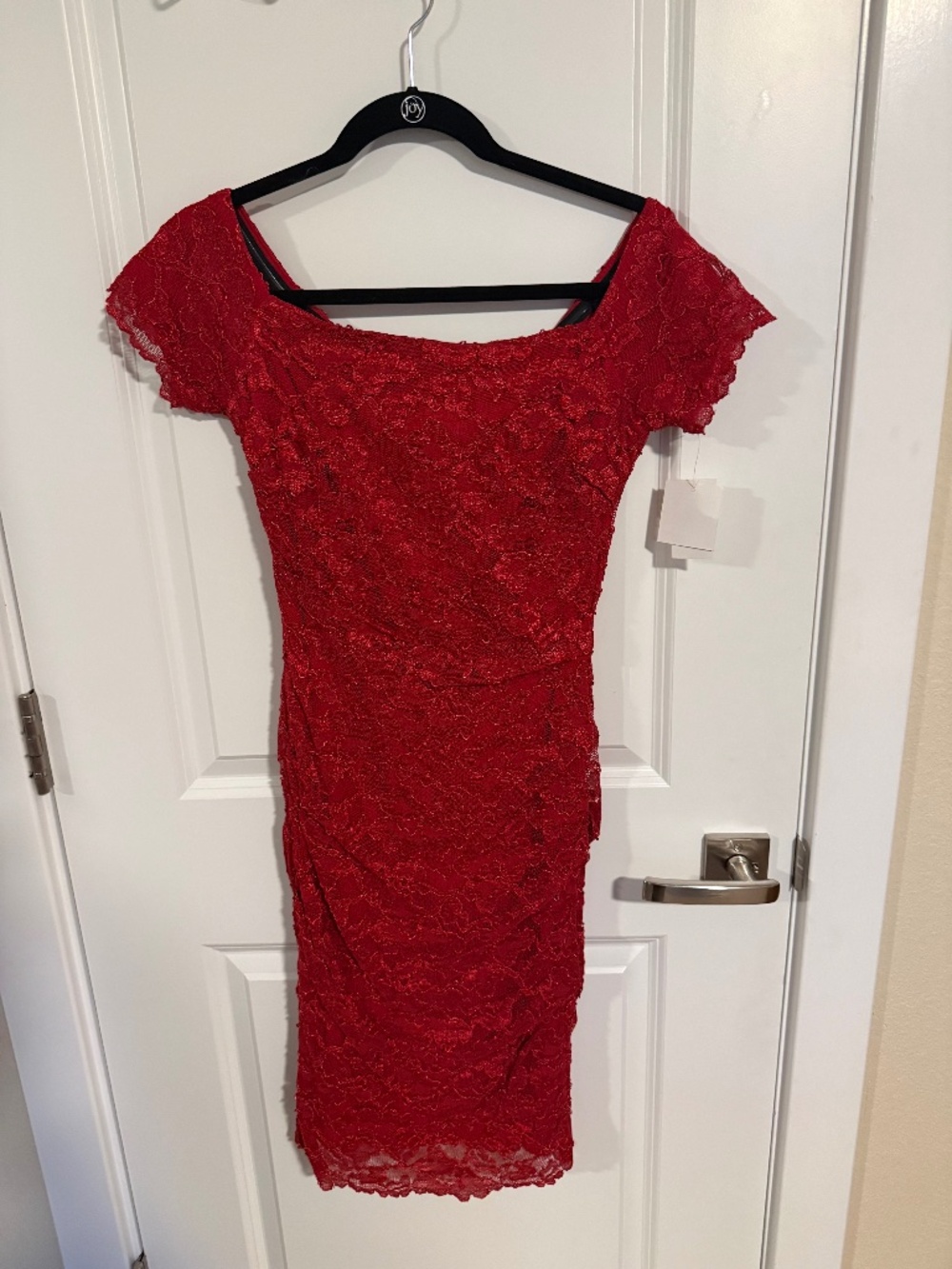 Womens size 10 red dress form fitting